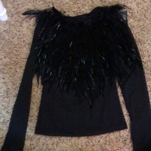 Feather designer shirt